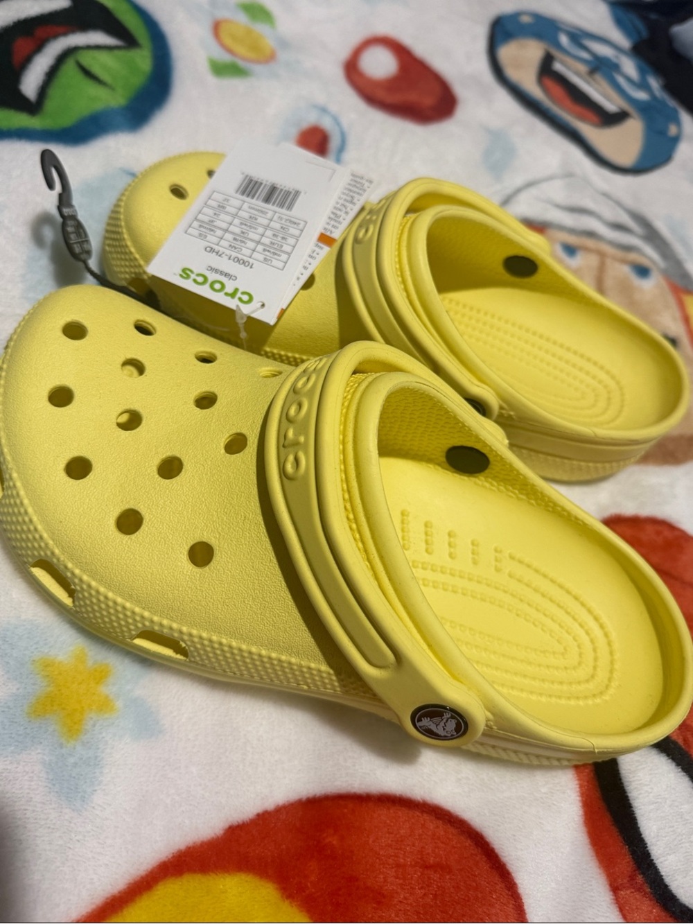 CROCS Lightweight Clogs in Bright Yellow